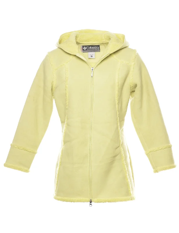 Columbia Shearling Lining Coat - M Welt Pockets Slit Pockets Flap Pockets