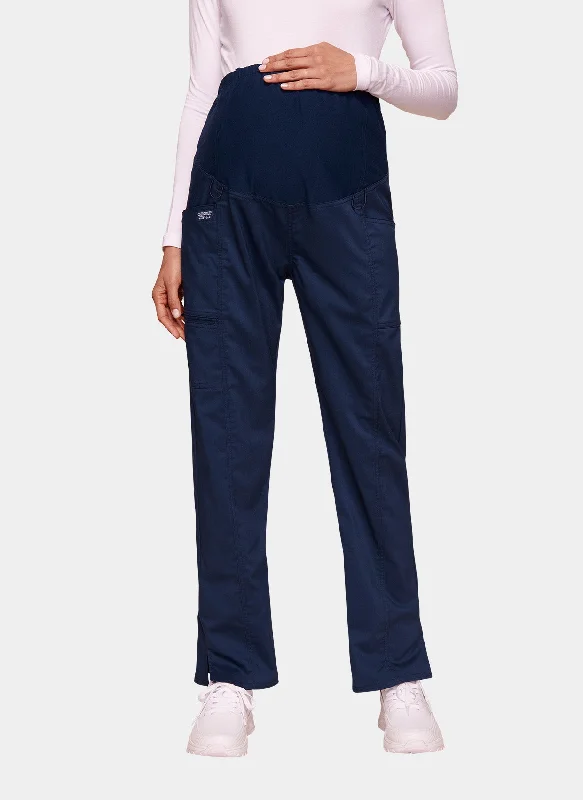 Cherokee WW Revolution Maternity Straight Leg Scrub Trousers WWE155 - Navy Trousers Fleece Cozy Cherokee WW Revolution Maternity Straight Leg Scrub Trousers WWE155 - Navy Trousers Fleece Cozy