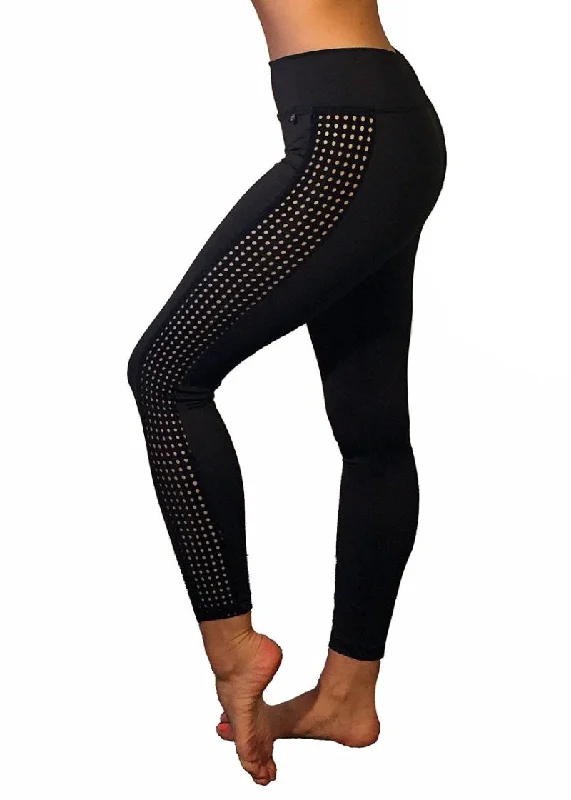 ON SALE Dot Mesh Leggings Trendy Activewear Leggings