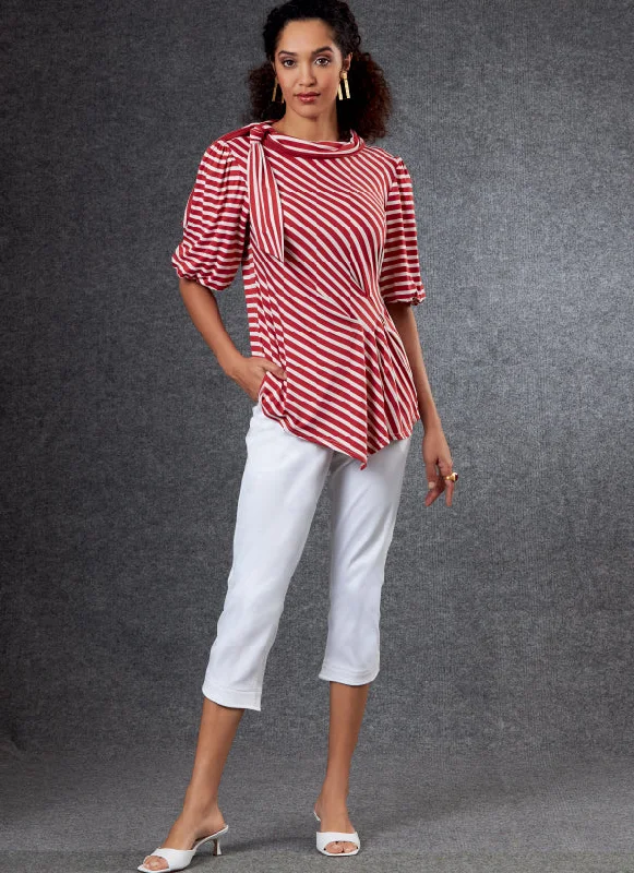 Vogue Top and Trousers V1805 Trousers Wedding White