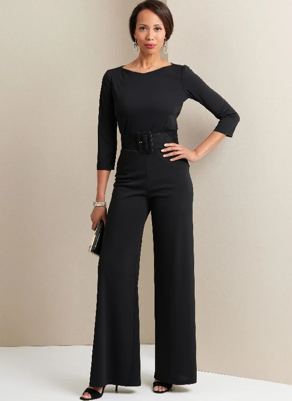 Butterick Knit Tops & Trousers B6966 Trousers High Rise Slim Fit
