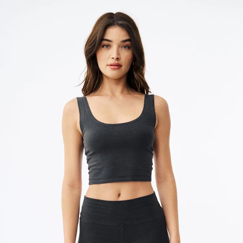Fitted Crop Top Handmade Hand-knitted Hand-woven