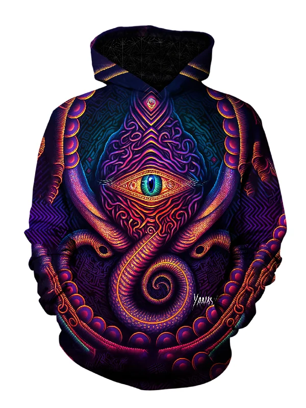 Dramatic Cover Unisex Pullover Hoodie Hoodie with Hem Elastic Stretchable Comfortable