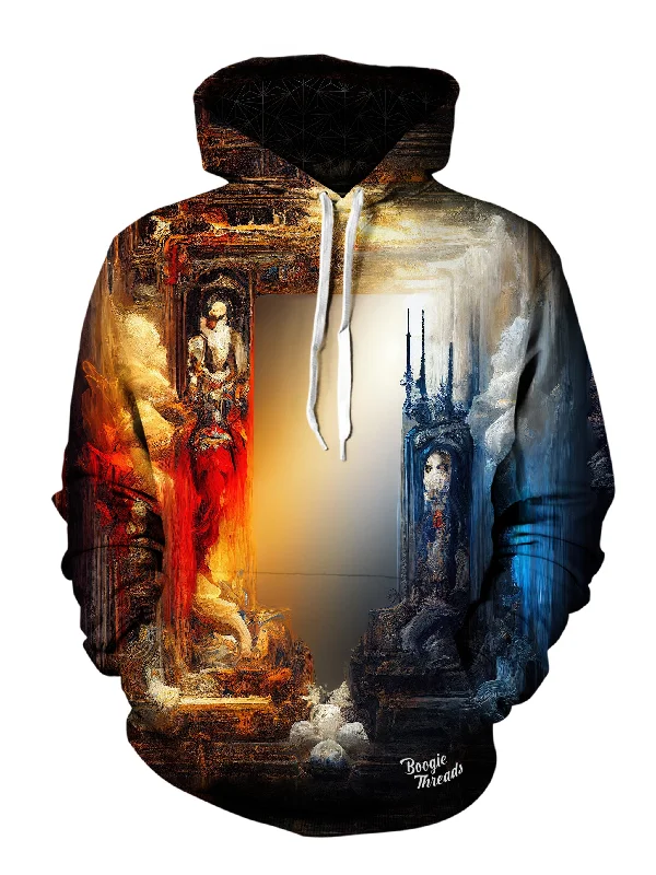 Internal Accident Unisex Pullover Hoodie Hoodie with Hem Frayed Vintage Worn