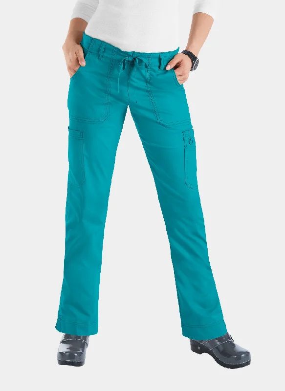 Koi Classics Lindsey Scrub Trousers - Turquoise Trousers Mesh Breathable