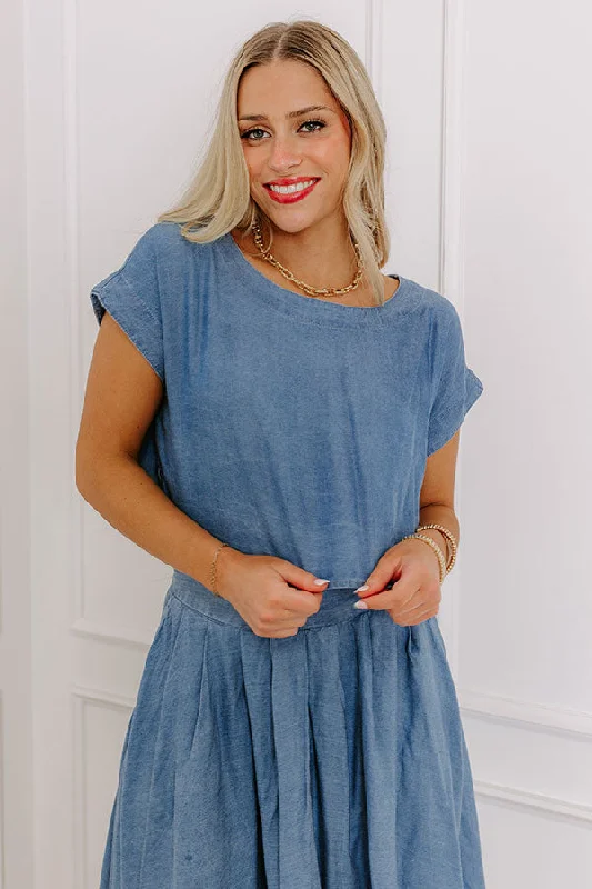 Farmers Market Stroll Chambray Crop Top Chenille Fabric Brocade Fabric Lace Fabric