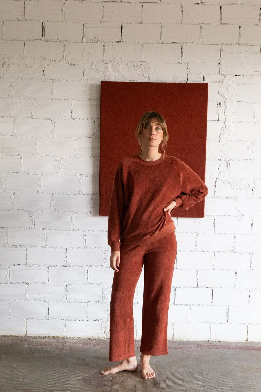 Gloria Terry Trousers Mars Red Trousers Bestseller Popular