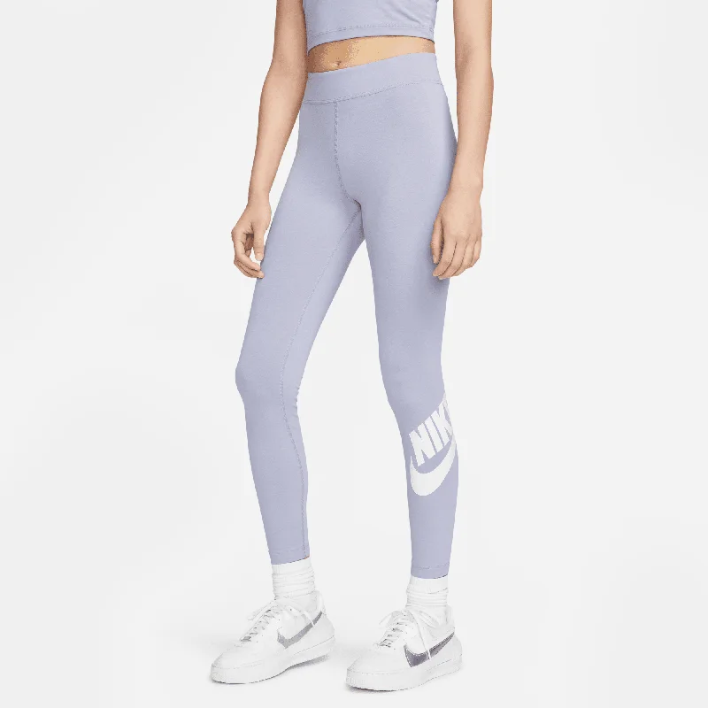 Women's Nike Sportswear Essential High-Waisted Logo Leggings Fashionable Sports Leggings Women's Nike Sportswear Essential High-Waisted Logo Leggings Fashionable Sports Leggings