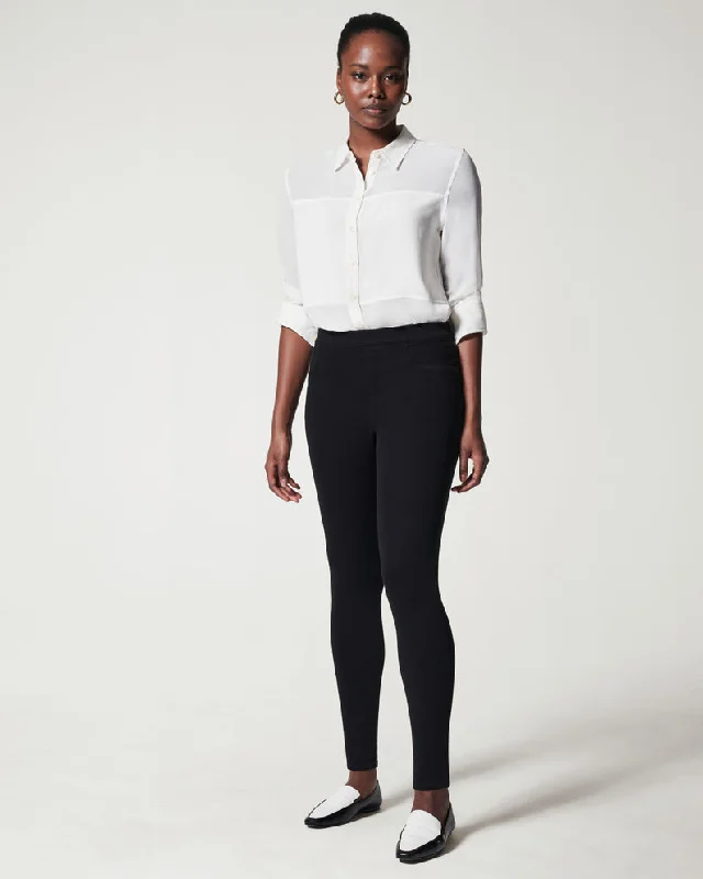 Jean-ish® Ankle Leggings Black - SPANX Comfortable Leggings with Pockets