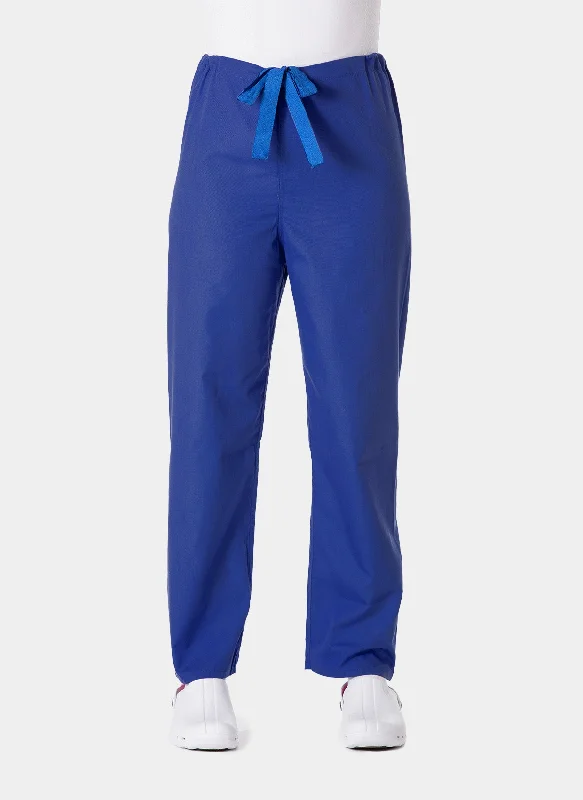 Budget Scrub Trousers - Cornflower/Royal Trousers Floral Bohemian