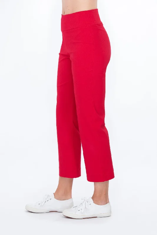 Maija Capri Trousers Red Trousers Office Stylish