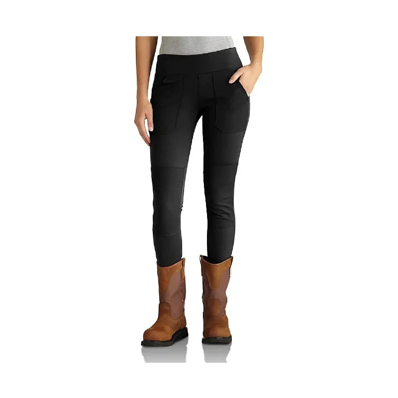 Carhartt Women's Force Fitted Midweight Utility Legging - Black Elegant Full-Body Leggings Carhartt Women's Force Fitted Midweight Utility Legging - Black Elegant Full-Body Leggings