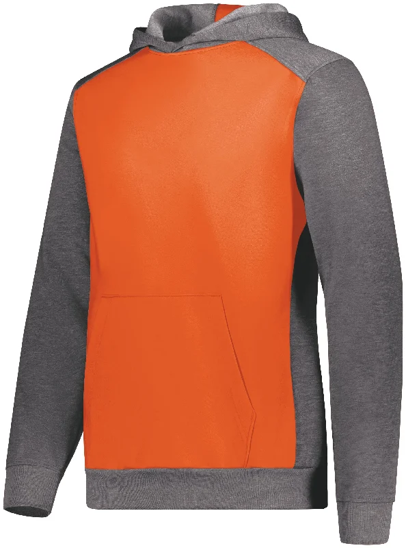 ORANGE/CARBON HEATHER