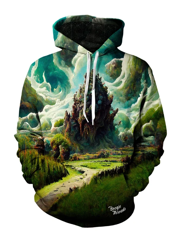 Wandering Smoke Unisex Pullover Hoodie Hoodie with Tie-Dye Psychedelic Retro