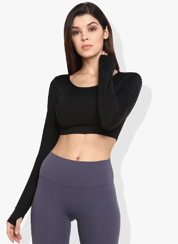 Naira Crop Top Silk Blend Satin Velvet