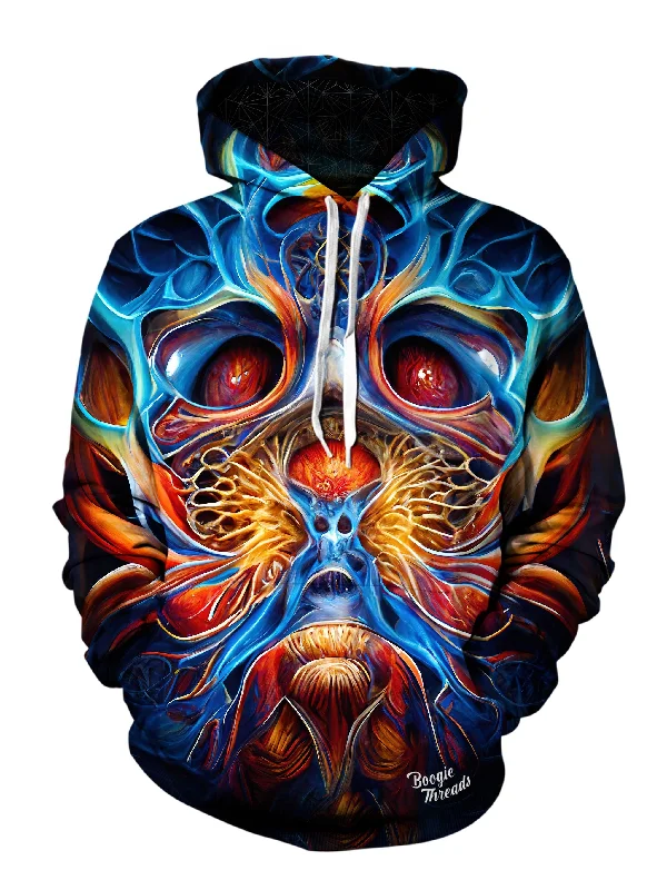 Playful Friction Unisex Pullover Hoodie Hoodie with Cropped Fit Short Trendy