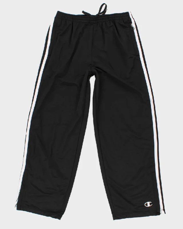 Womens Black Champion Track Trousers - M Trousers cozy comfortable