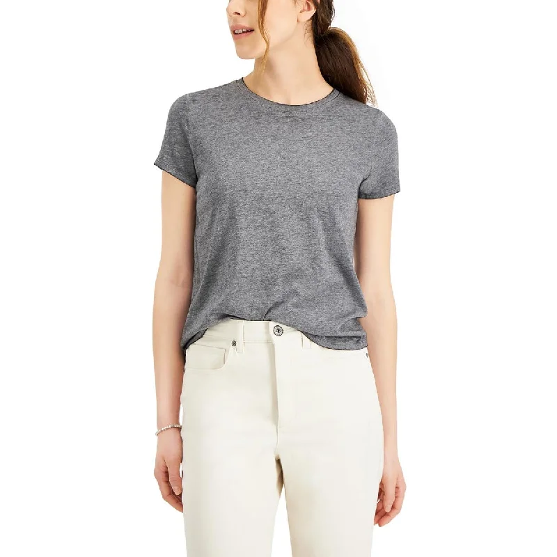 Style & Co. Womens Crew Neck Sport Pullover Top One Shoulder Top
