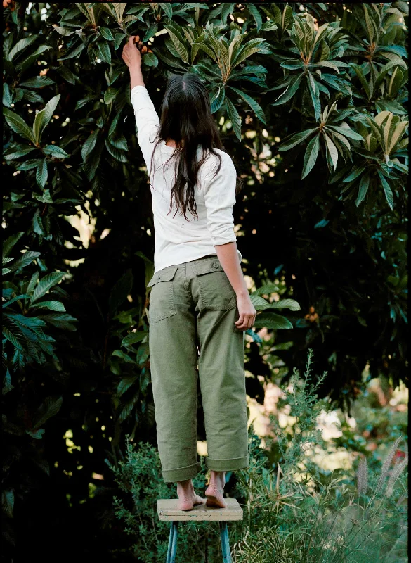 blake military trouser in olive Trousers luxurious premium