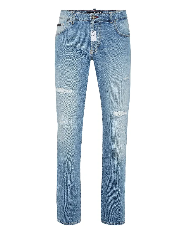 Super Straight Cut Trousers Trousers cozy comfortable