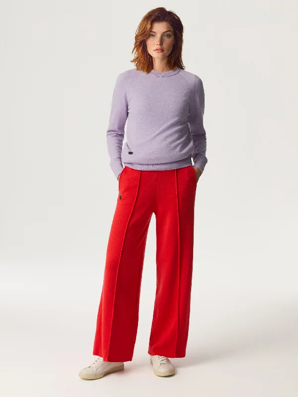 The Flow Trousers Women - Poppy Red Trousers Brand Named