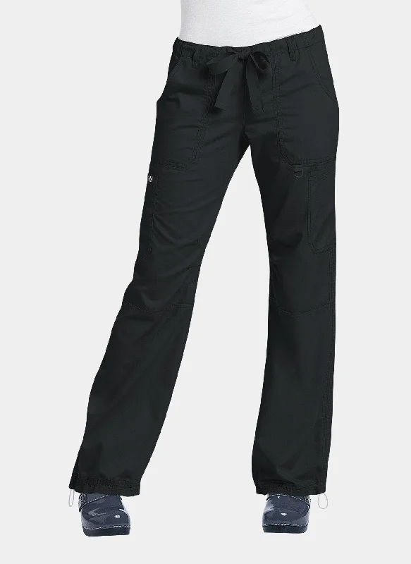 Koi Classics Lindsey Scrub Trousers - Black Trousers Pleated Formal