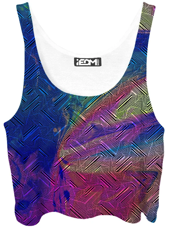 Trifecta Crop Top Knit Fabric Woven Fabric Fleece Fabric