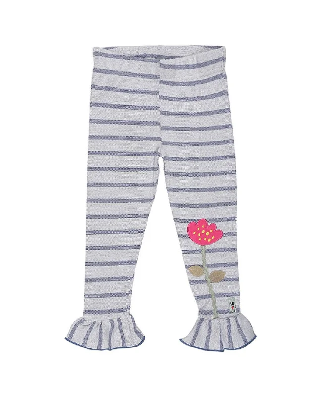 Lilly and Sid Petal Legging Stylish Stretch Print Leggings
