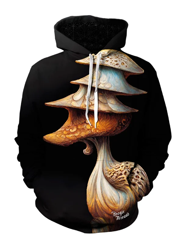 Noxious Riddle Unisex Pullover Hoodie Hoodie with Mock Neck Collared Structured