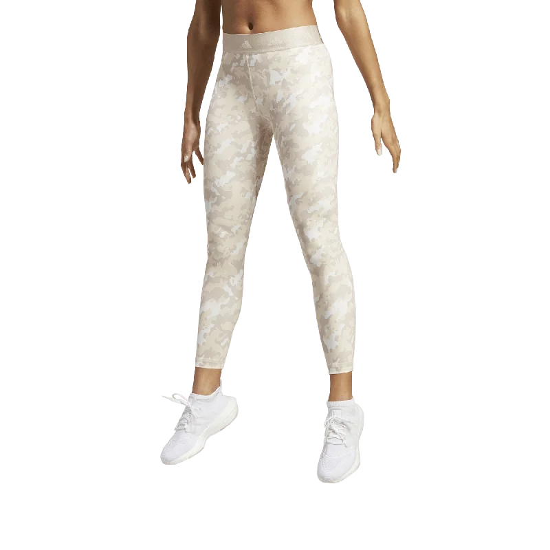 Women's Adidas Techfit Camo 7/8 leggings Fashionable Tummy Control Leggings