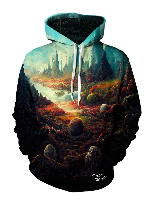 Wandering Jewel Unisex Pullover Hoodie Hoodie with Metallic Shiny Futuristic