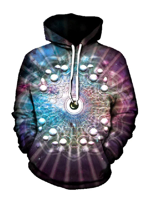 Eye of the Universe Pullover Art Hoodie Hoodie with Set-In Sleeves Structured Classic