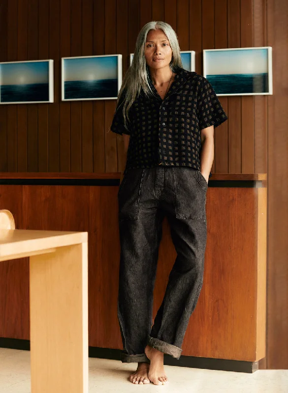 blake military trouser in washed black Trousers Timeless Classic