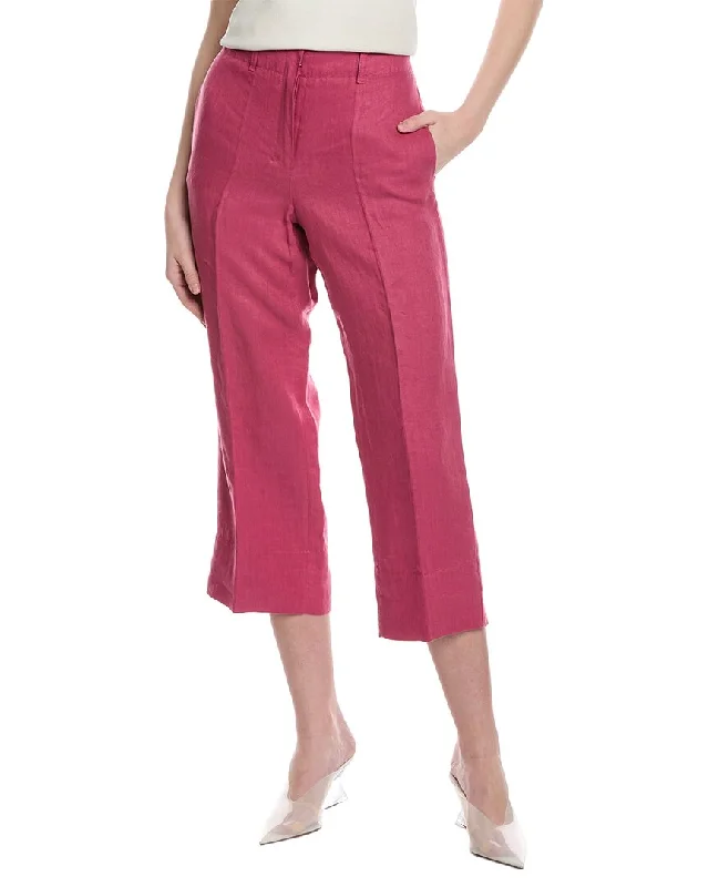 S Max Mara Rebecca Linen Trouser Trousers Lace Delicate