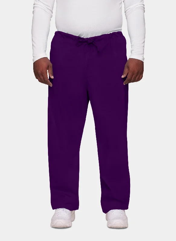 Cherokee Unisex Drawstring Scrub Trousers - Eggplant Trousers Business Professional