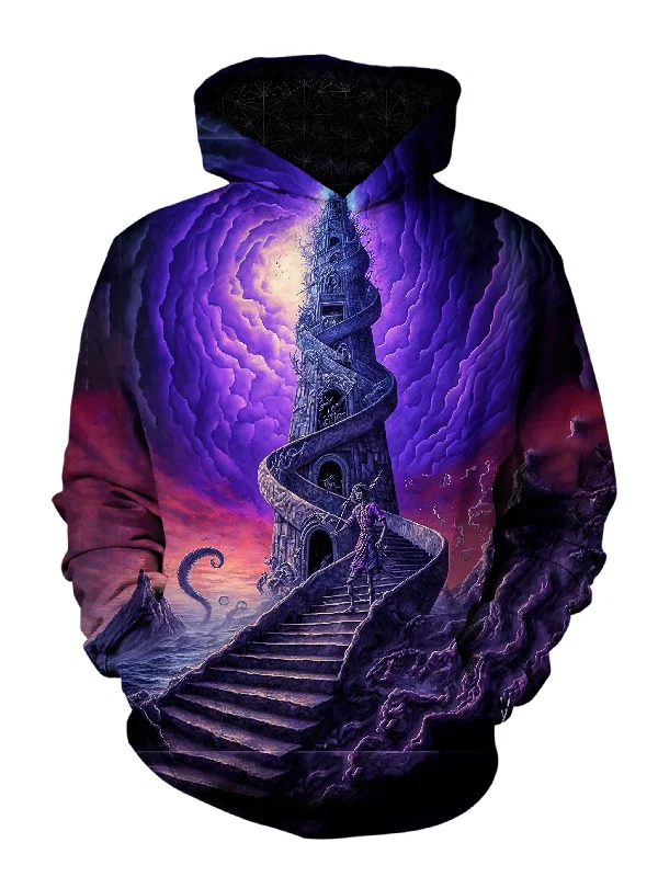 Blank Curiosity Unisex Pullover Hoodie Hoodie with Strings Custom Fit Adjustable