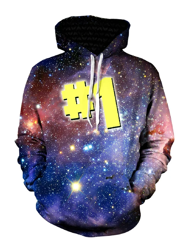 Number One Galaxy Pullover Hoodie Hoodie with Hood Adjustable Protection