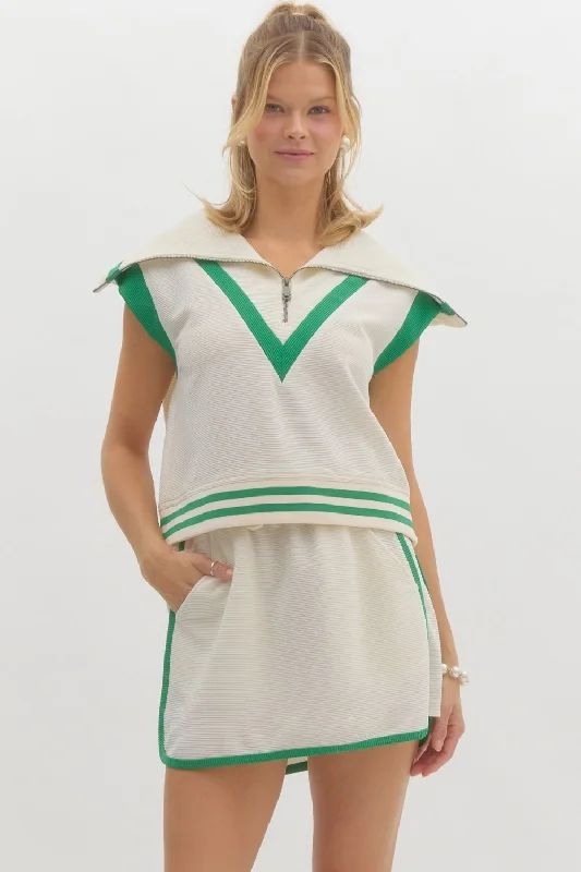 Solid Jersery Cap Sleeve Pullover Top Oblong Neck Pullover