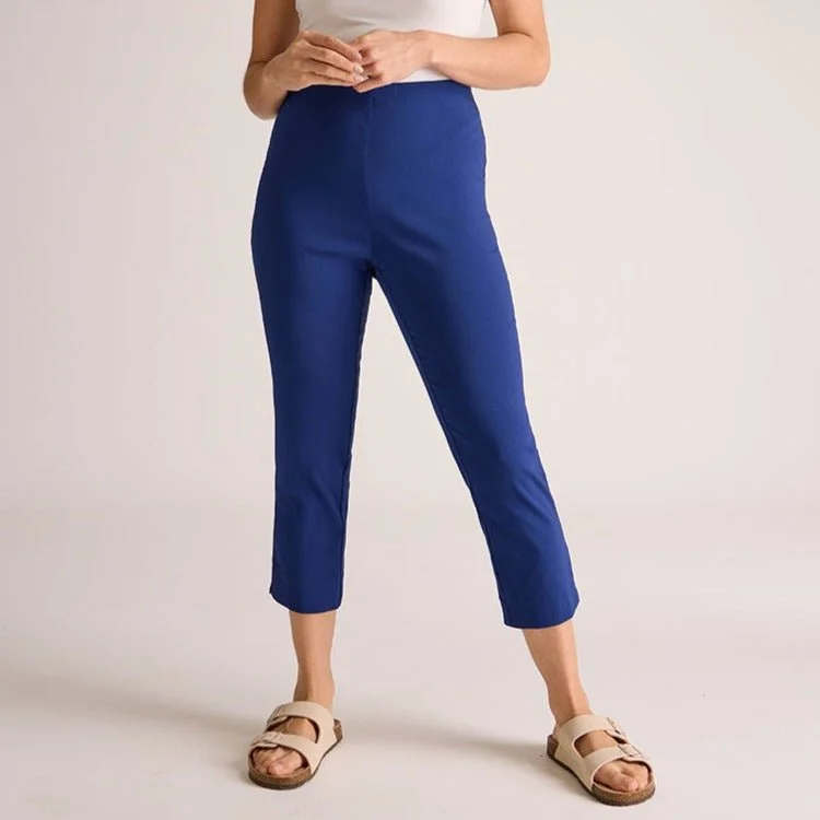 Ladies Bengaline Trousers Trousers Tapered Slim Fit