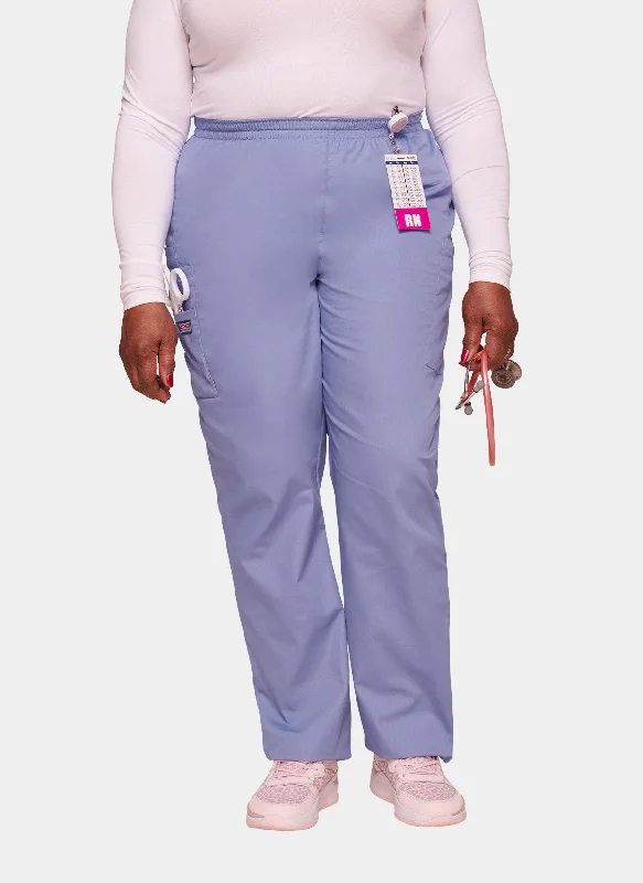 Cherokee Unisex Elasticated Scrub Trousers - True Ceil Trousers Canvas Durable