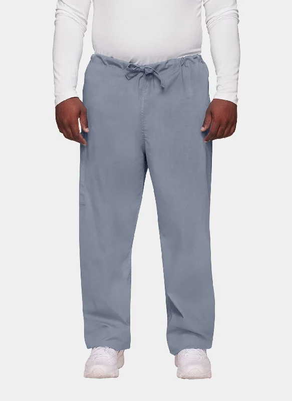 Cherokee Unisex Drawstring Scrub Trousers - Grey Trousers Hiking Durable