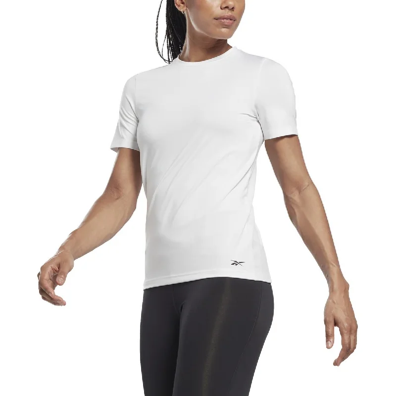 Reebok Womens Speedwick Casual Pullover Top Spaghetti Sleeve Top