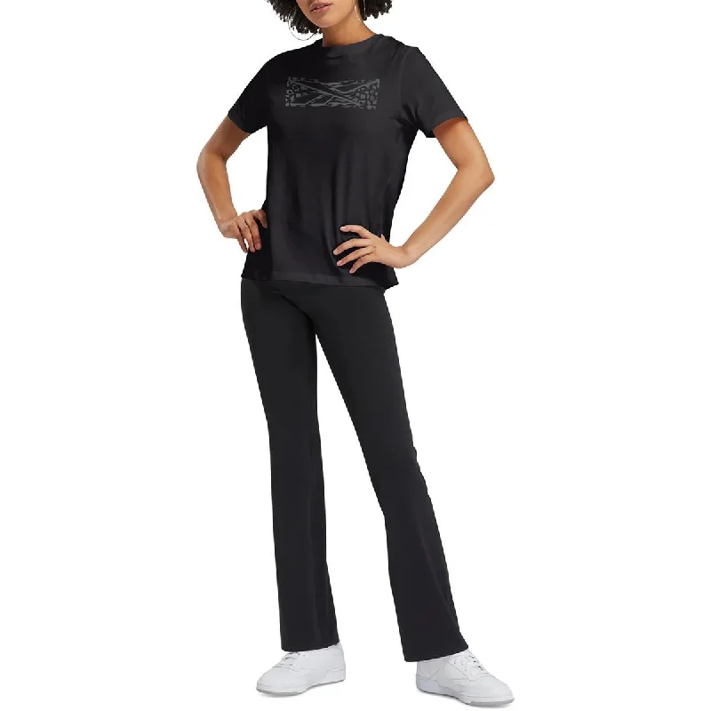 Reebok Womens Cotton Workout Pullover Top Batwing Sleeve Top