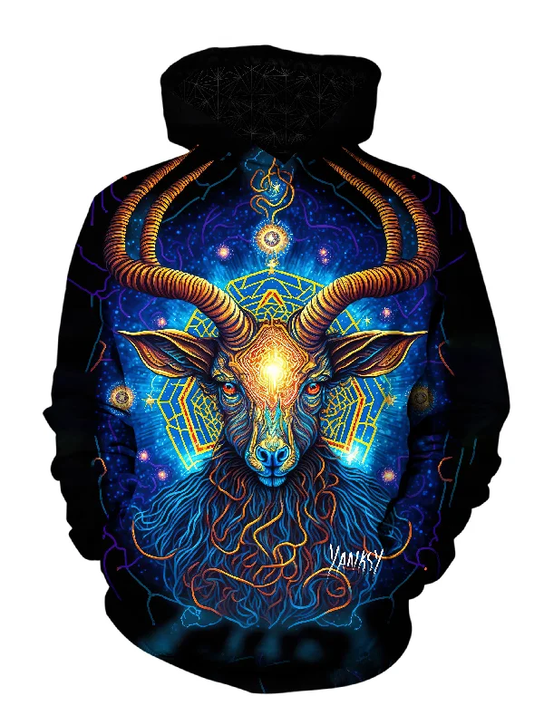 Courteous Wisdom Unisex Pullover Hoodie Hoodie with Hem Patch Decorative Personalized