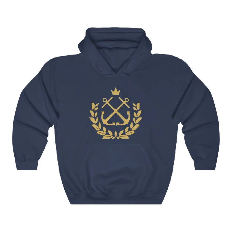 Gold Legend Hoodie Hoodie with Lace Feminine Delicate