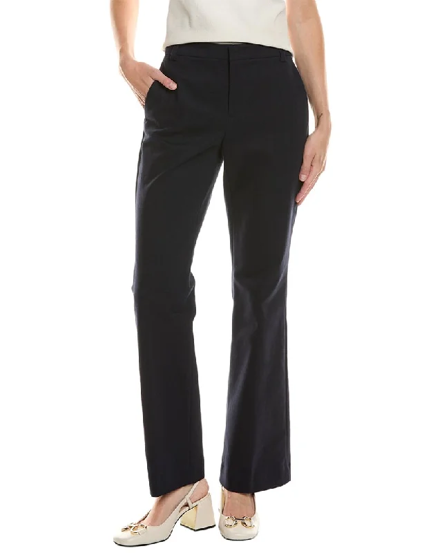 Vince Cotton Stretch Boot Cut Trouser Trousers Recommended Stylist