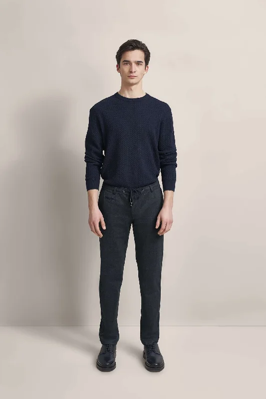 Trousers with Subtle Pattern 4036-66899B Trousers Bestseller Popular