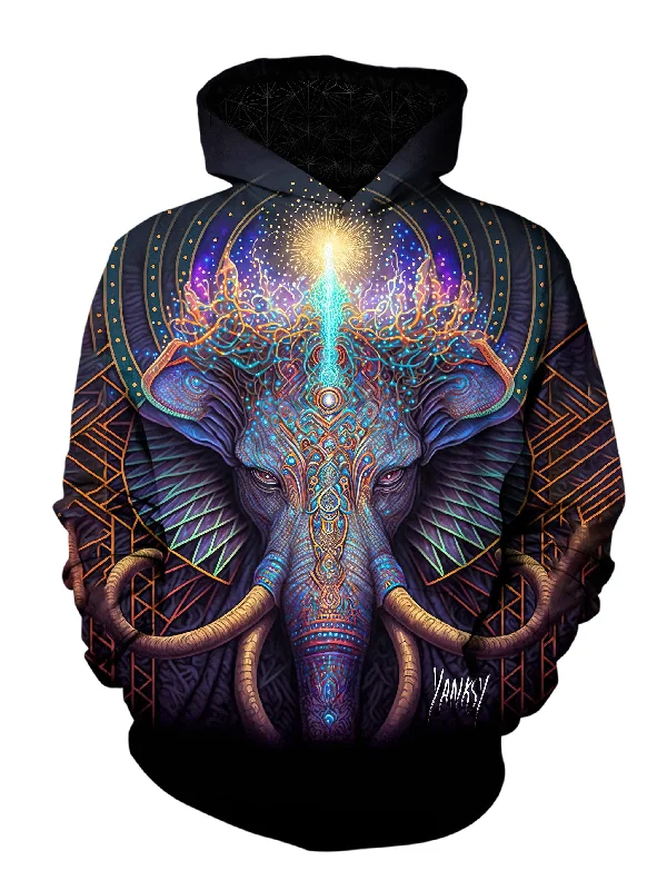 Electric Finance Unisex Pullover Hoodie Hoodie with Back Slit Movement Comfort