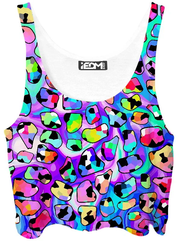 Candy Giraffe Crop Top Anti-Shrink Durable Soft