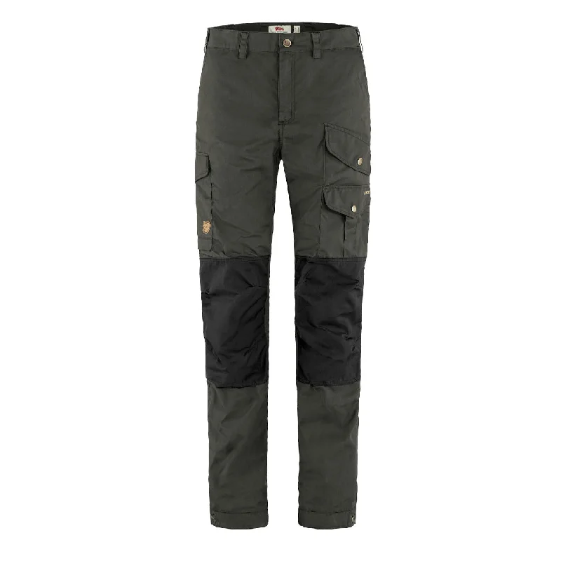 Fjallraven Womens Vidda Pro Trousers Short Dark Grey / Black Trousers High Rise Slim Fit